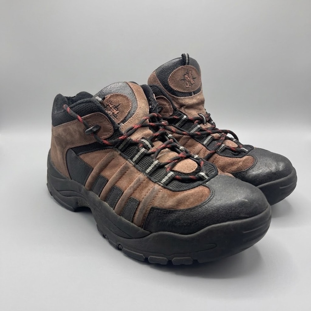Nevados Men's Brown Black Hiking Boots Mid Top Lace Up Trail Shoes Size 10